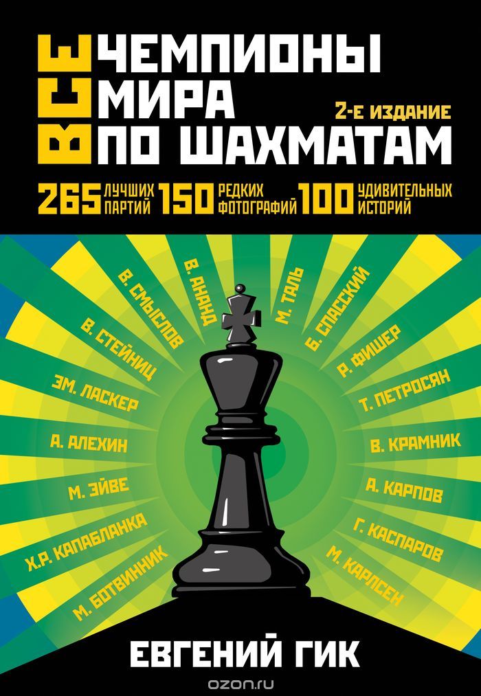 Скачать книгу "Все чемпионы мира по шахматам. Лучшие партии, Гик Е.Я."