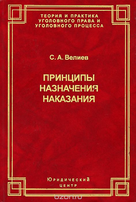 Принципы назначения наказания, С. А. Велиев