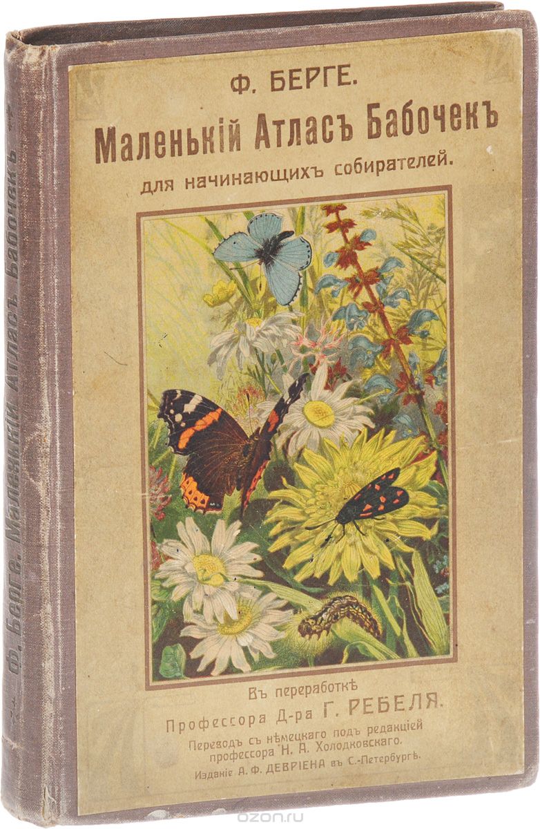 Маленький атлас бабочек для начинающих собирателей, Ф. Берге