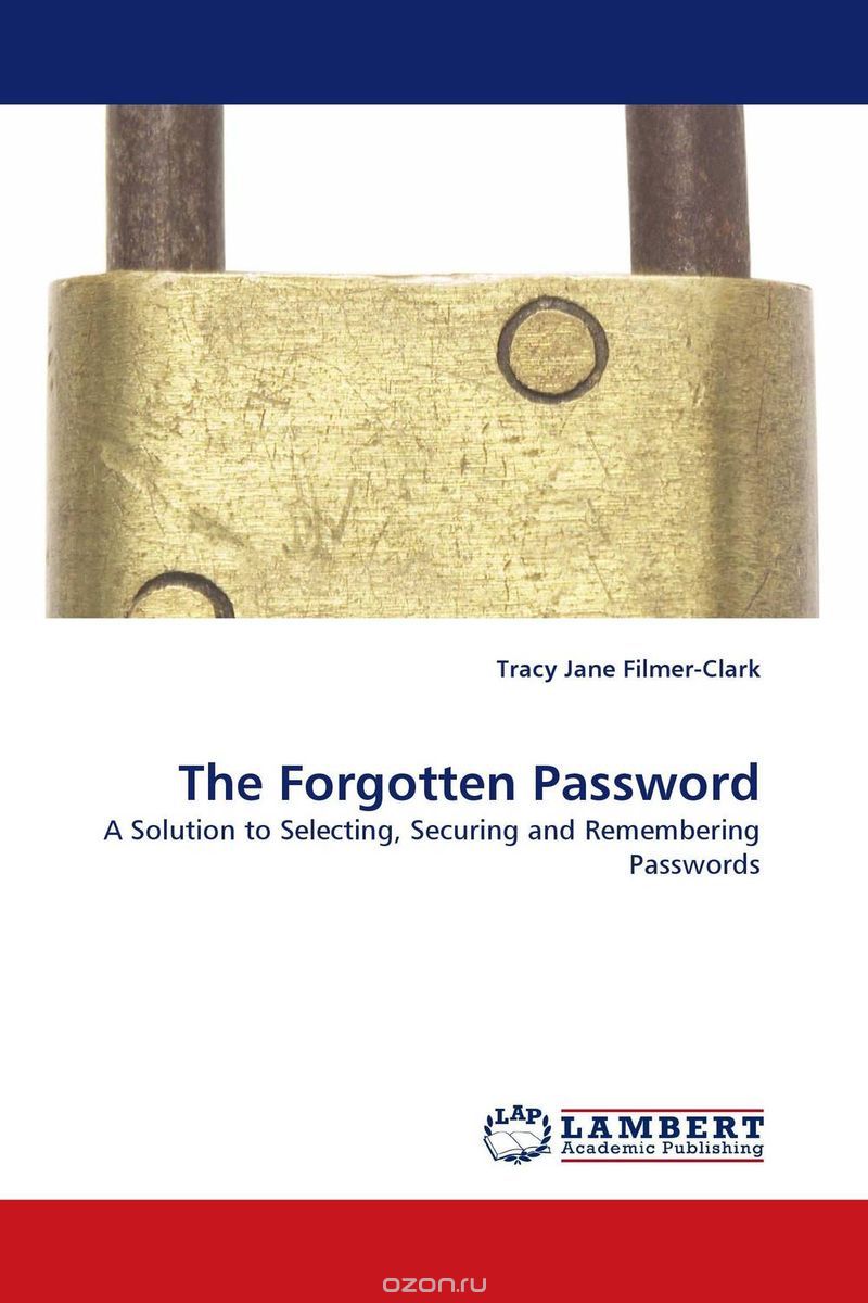 The Forgotten Password, Tracy Jane Filmer-Clark